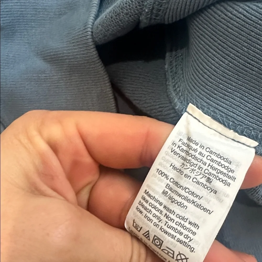 J crew Men’s Blue Hoodie Small